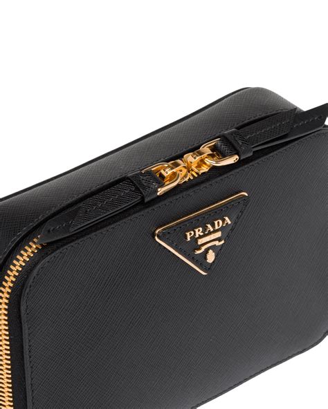 prada odette saffiano belt bag|Black Saffiano Leather Belt Bag .